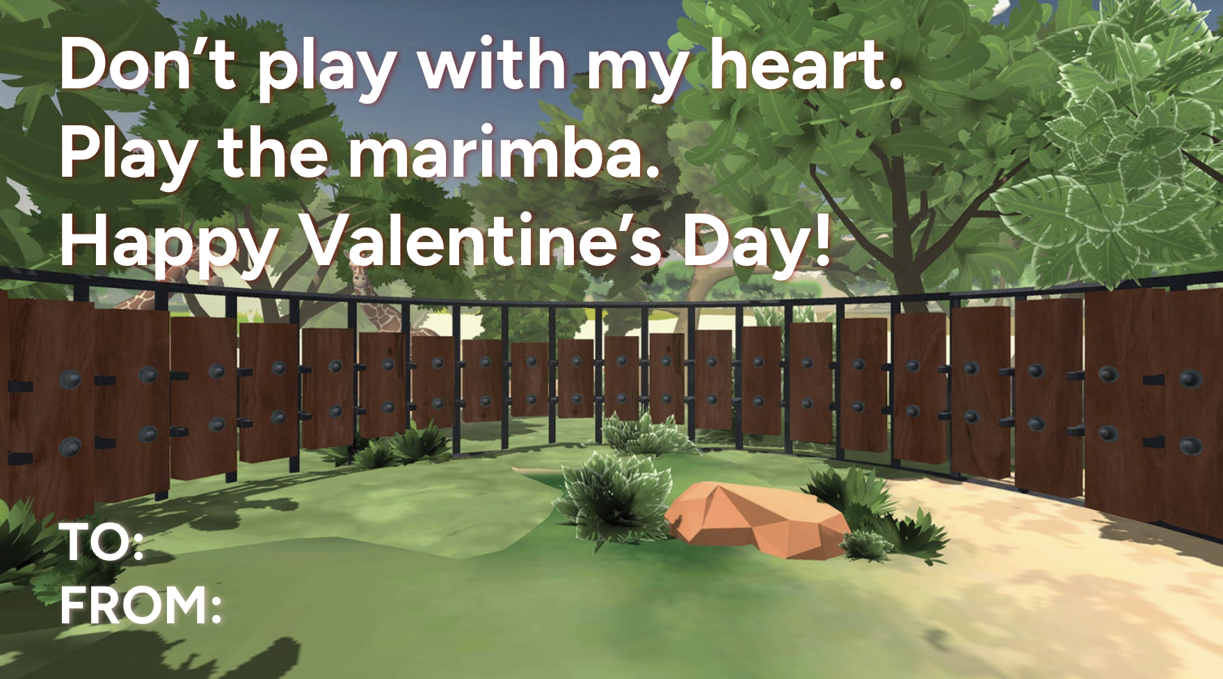 Play the marimba
